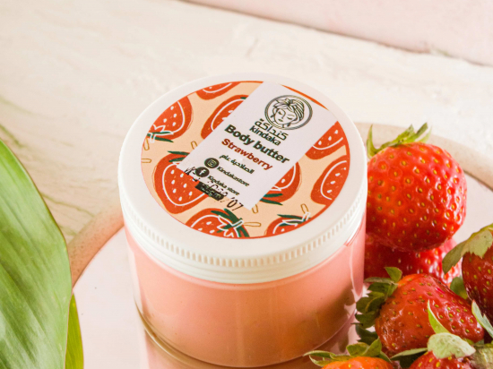 Strawberry body butter