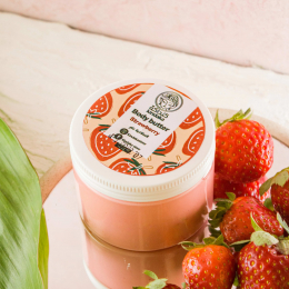 Strawberry body butter